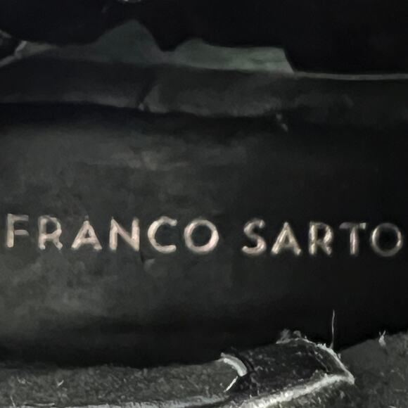 FRANCO SARTO “Marta” Black Leather & Suede Ankle Boots 6.5. NWOT Moto Equestrian - Picture 10 of 10